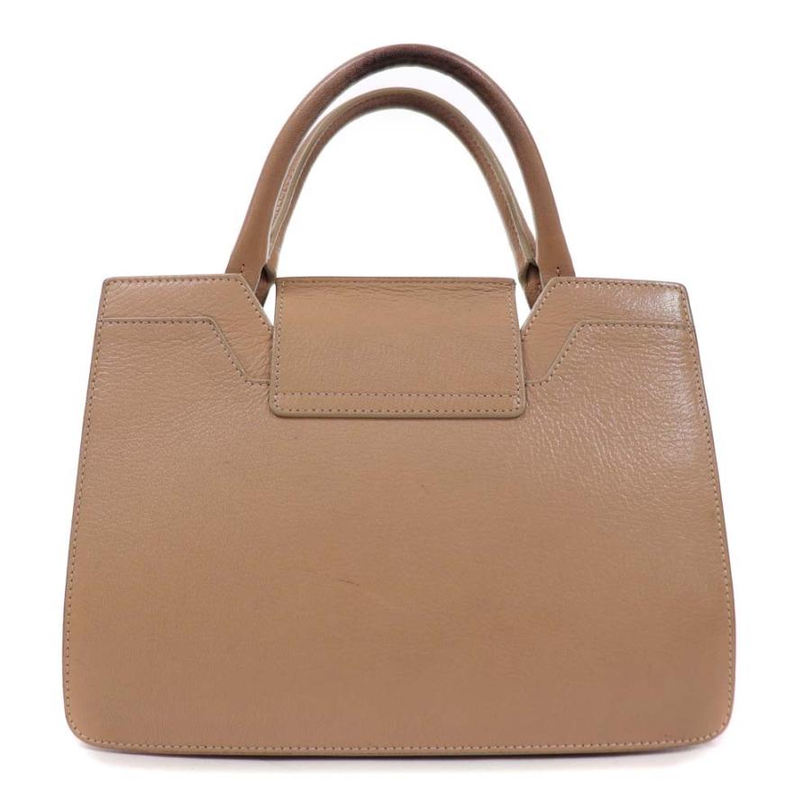 ジミーチュウ レベルトート ハンドバッグ レディース レザー ベージュ