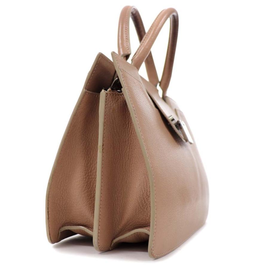 ジミーチュウ レベルトート ハンドバッグ レディース レザー ベージュ