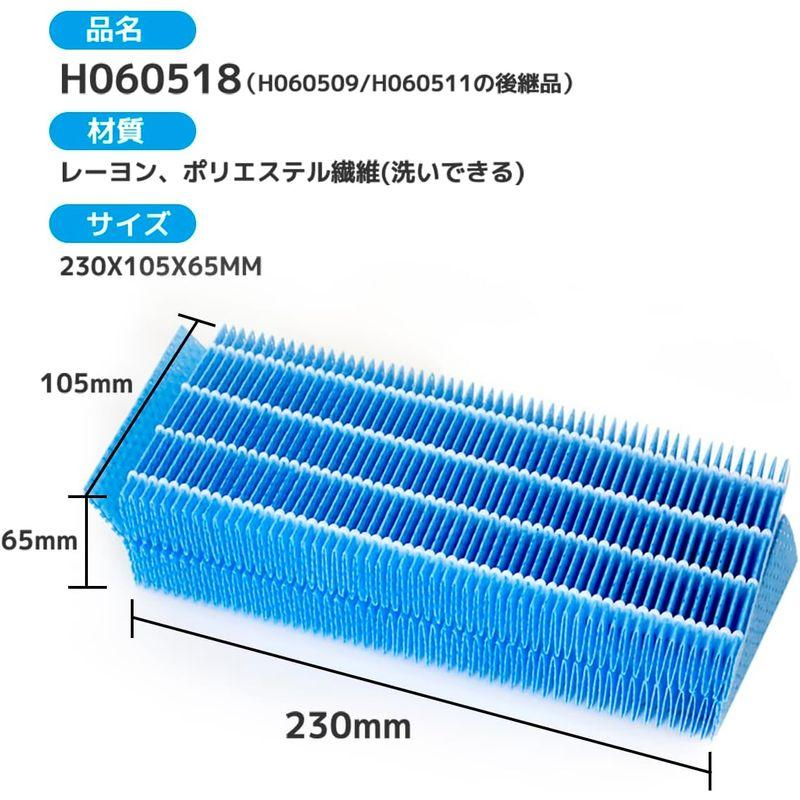 KTJBESTF 加湿器フィルター H060518 交換用 抗菌気化フィルター H060509 H060511抗菌気化フィルター HD-50｜golden-kagetsu-mart｜02