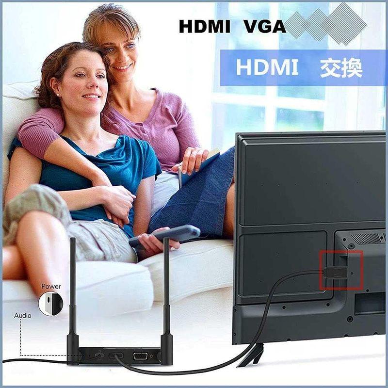 日本技適認証取得無線 HDMIトラスミッタ エクステンダ HDMIキット フルHD4K画面 2.4G/5GHz デュアルバンド伝送 ビデオ/｜golden-kagetsu-mart｜06