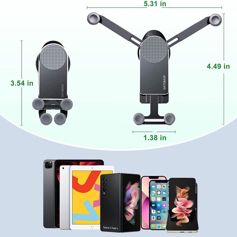 【公式】 Galaxy Z Fold 4/3/5 カーマウント 車の通気口用 車の吹き出し口用 携帯電話マウントホルダー 調節可能な延長アーム付き G