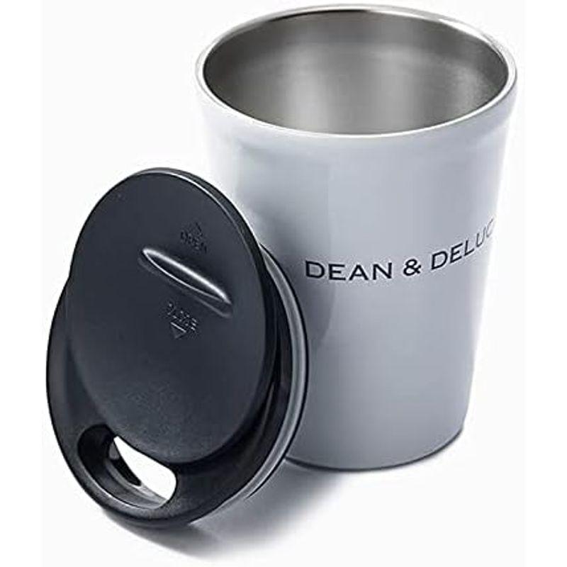 DEAN&DELUCA ステンレスタンブラーホワイト 260ml 蓋つき 保冷保温 ステンレス製 広口 コーヒーカップ 8.5×12.2cm｜golden-kagetsu-mart｜02