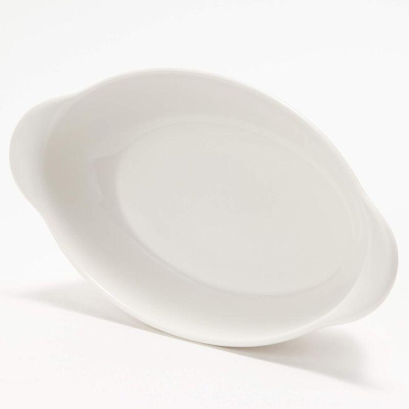 TAMAKI グラタン皿 フォルテモア ホワイト 直径21.2×奥行12.5×高さ4.7cm 400ml 電子レンジ・食洗機・オーブン対応｜golden-kagetsu-mart｜04