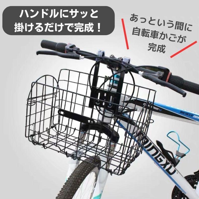 EINEY 自転車かご 自転車バスケット カゴ 折りたたみ 折り畳み 脱着式 前かご 買い物かご 後ろかご 耐荷重20kg｜golden-kagetsu-mart｜06