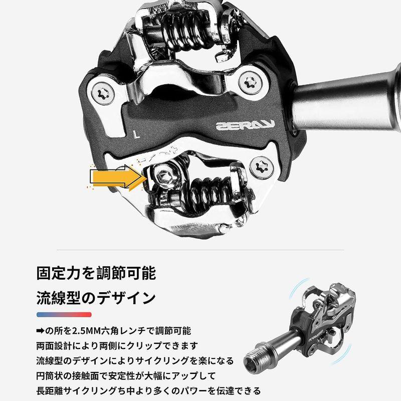 ROCKBROS ZERAY 自転車 ビンディングペダル SPDシューズ対応 MTB ROCKBROS ZERAY 自転車 ビンディングペダル SPDシューズ対応 MTB