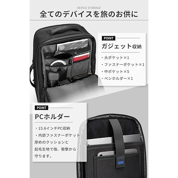 zepirion ビジネスリュック 2階建て リュックサック 大容量 2層 zepirion ビジネスリュック 2階建て リュックサック 大容量 2層