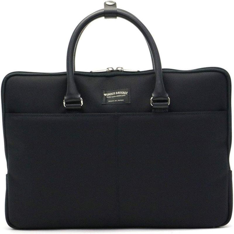 ワンダーバゲージWONDER BAGGAGE GOODMANS SMALL BRIEF BAG ブリーフケース WB-G-016 BLACK｜golden-kagetsu-mart｜02