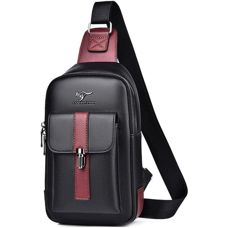 Cenvins ワンショルダーメンズ ボディバッグ 斜め掛けバッグ肩掛け 胸