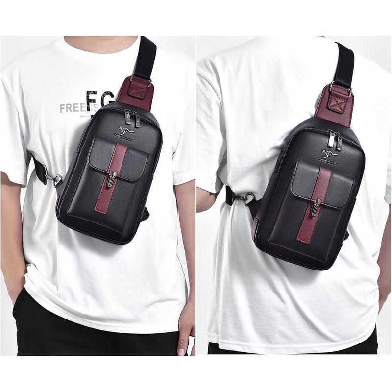 Cenvins ワンショルダーメンズ ボディバッグ 斜め掛けバッグ