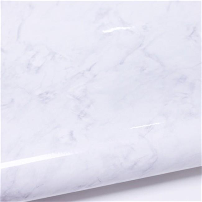 壁紙シール DIY 大理石 HWP-21659 巾(幅)50cm 長さ15m はがせる 壁紙 シールタイプ 大理石柄 大理石模 様 ホワイト2 (壁紙 貼り替え、 壁紙の上から貼る壁紙)_1