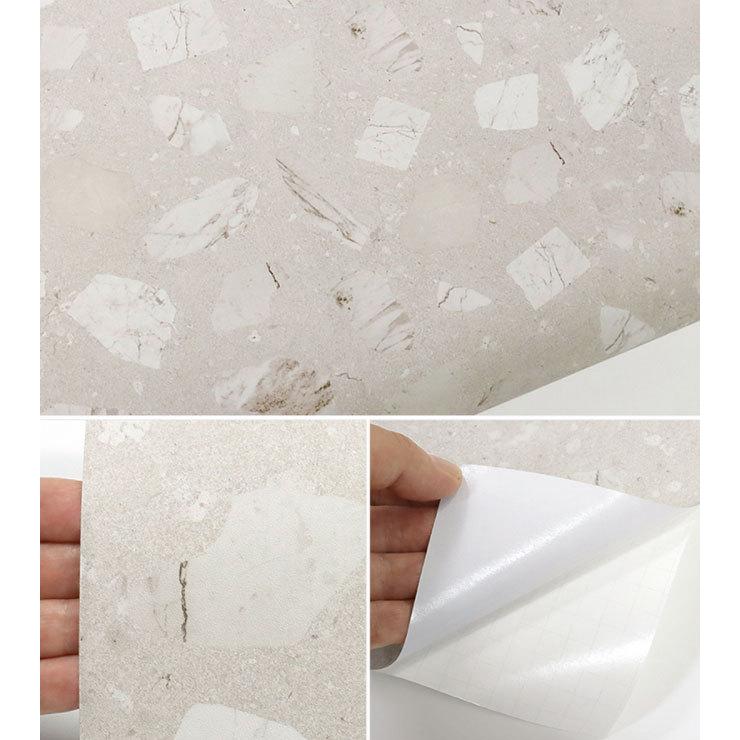 高品質の激安 15m HWP-21662 ベージュ Terrazzo テラゾ 大理石 壁紙シール シール式 から貼る壁紙) の上 壁紙 貼り替え、 (壁紙 様 テラゾ模 Terrazzo模様 せる壁紙 はが 壁紙