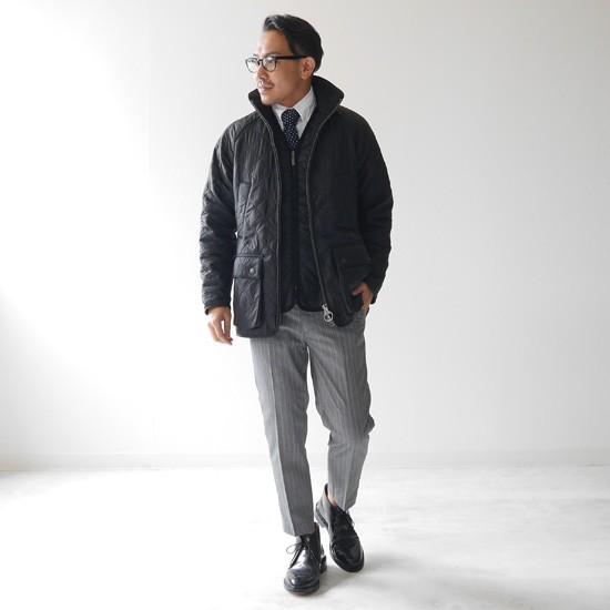 Barbour バブアー キルティングジャケット NEW POLAR QUILT SL MQU0563 ニューポーラーキルト スリムフィット ジャケット キルティング ナイロン ブル｜golden-state｜05