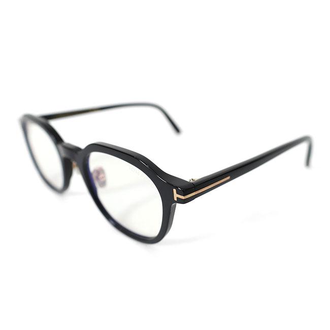 TOM FORD トムフォード ブルーライトカット メガネ FT6011KB-51001 黒 ブラック アジアンフィット 伊達メガネ 眼鏡 メンズ レディースの画像