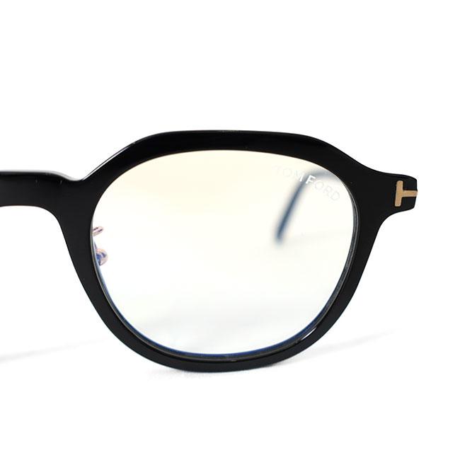 TOM FORD トムフォード ブルーライトカット メガネ FT6011KB-51001 黒 ブラック アジアンフィット 伊達メガネ 眼鏡 メンズ レディースの画像