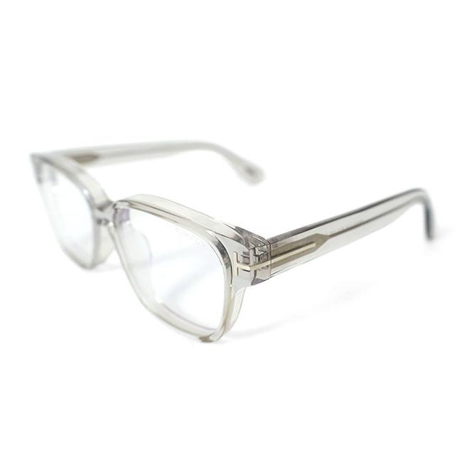 日本企画 TOM FORD トムフォード ブルーライトカット メガネ FT6071DB-54020 グレー アジアンフィット 伊達メガネ 眼鏡 メンズ レディースの画像
