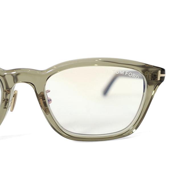 日本企画 TOM FORD トムフォード ブルーライトカット メガネ FT6073DB-52096 グレー アジアンフィット 伊達メガネ 眼鏡 メンズ レディース_2