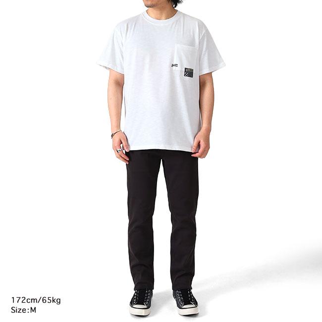 DENHAM デンハム BORO TEE JS 胸ポケット コットンスラブ バック