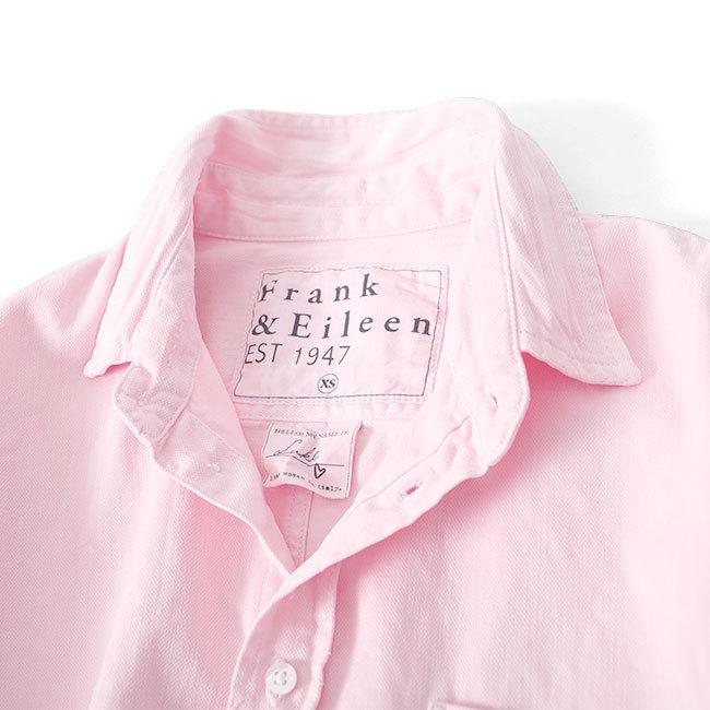 Frank & Eileen luke コットンシャツ ピンク XS Frank&Eileen フランク&アイリーン LUKE-DENIM BACD ルーク イタリアン