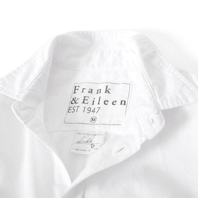 Frank&Eileen フランク&アイリーン LUKE ルーク ホワイトデニムシャツ 