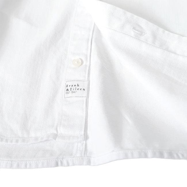美品 Frank&Eileen ルーク 長袖コットンシャツ M相当 白 Frank&Eileen フランク&アイリーン LUKE ルーク ホワイトデニムシャツ