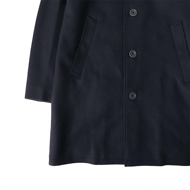 HERNO ヘルノ ウールナイロン ツイード デタッチャブルフード付き ステンカラーコート CA000137U バルカラーコート メンズ ...
