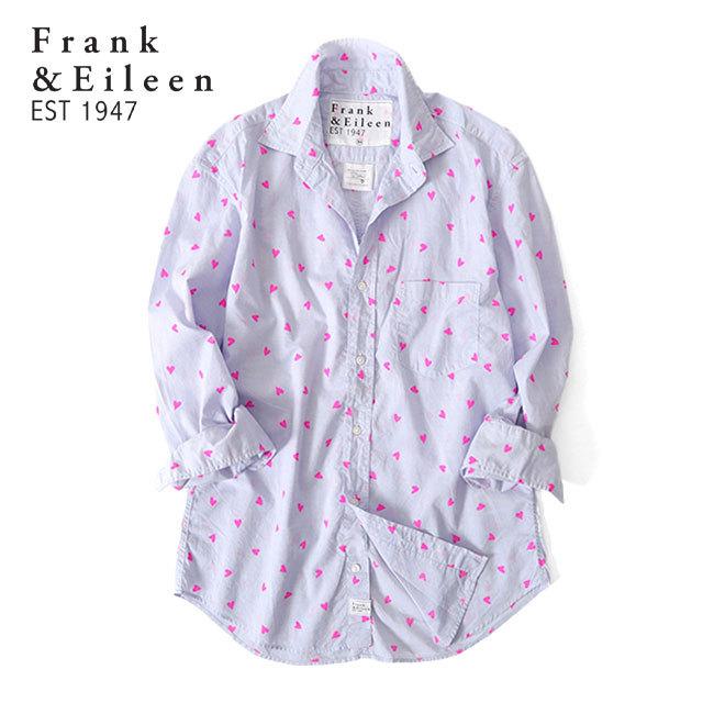 Frank&Eileen フランク&アイリーン DON NECB ドン ハート柄 Frank&Eileen フランク&アイリーン DON NECB ドン ハート柄
