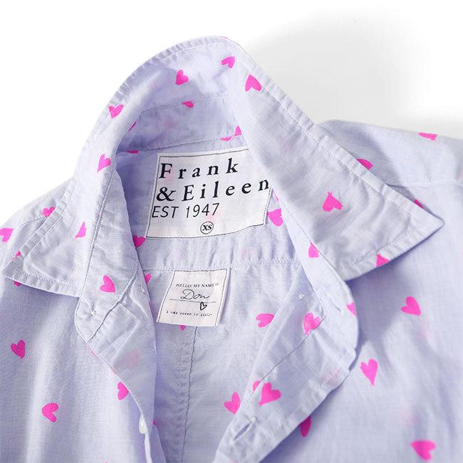 Frank&Eileen フランク&アイリーン DON NECB ドン ハート柄