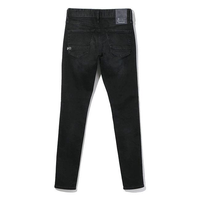 デンハム YORK ブラックデニム　ボタンフライ仕様 W32 DENHAM デンハム YORK PARIS ヨーク テーパード ブラックジーンズ