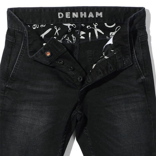 DENHAM デンハム YORK PARIS ヨーク テーパード ブラックジーンズ