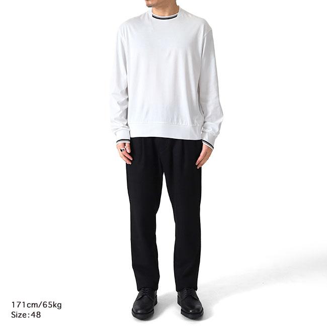 HERNO ヘルノ リゾート リブ付き コットンジャージー ロンT JG00040UR 