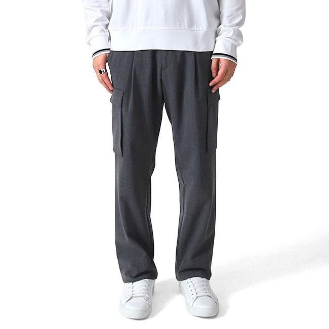 HERNO ヘルノ ウールストレッチ カーゴパンツ PT000068U 12646