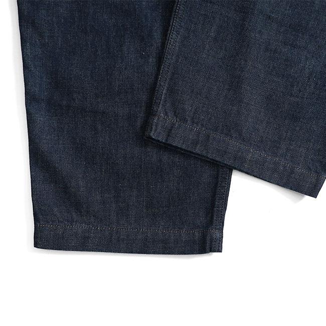 LEMAIRE ルメール プリーツ ワークウェア デニムパンツ PA1201 LD068 インディゴ ジーンズ メンズの画像