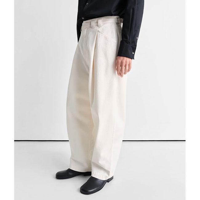 LEMAIRE ルメール プリーツ ワークウェア デニムパンツ PA1201 LEMAIRE ルメール プリーツ ワークウェア デニムパンツ PA1201