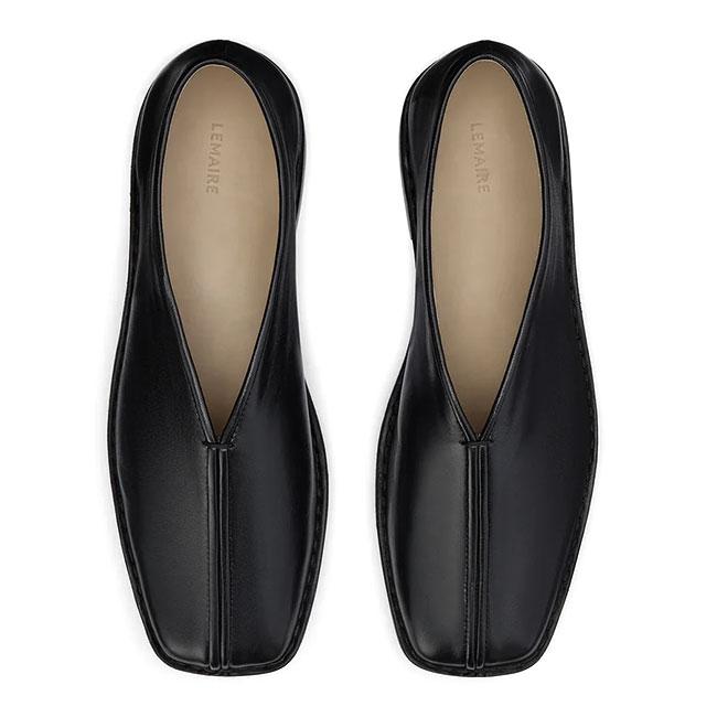 予約商品] LEMAIRE ルメール フラット パイプド スリッパー