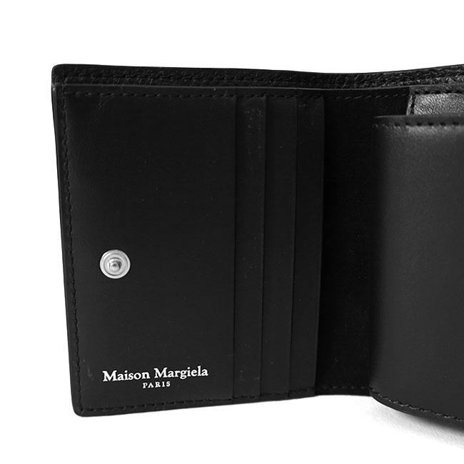 Maison Margiela メゾンマルジェラ ドレサージュ カーフレザー 二つ折り ウォレット SA2UI0021 P7268 財布 ギフト プレンゼントの画像