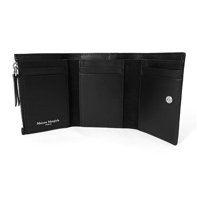 Maison Margiela メゾンマルジェラ ドレサージュ カーフレザー 三つ折り ウォレット SA2UI0022 P7268 財布 ギフト プレンゼントの画像