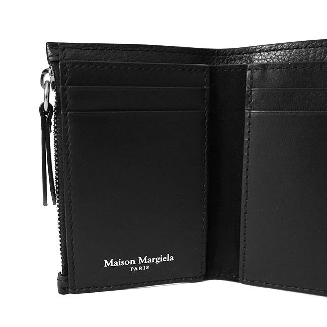 Maison Margiela メゾンマルジェラ ドレサージュ カーフレザー 三つ折り ウォレット SA2UI0022 P7268 財布 ギフト プレンゼントの画像