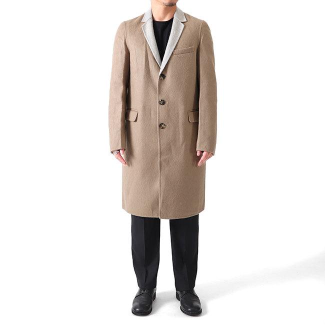 MAISON FLANEUR ウールシングルロングコート MAISON FLANEUR ウールシングルロングコート