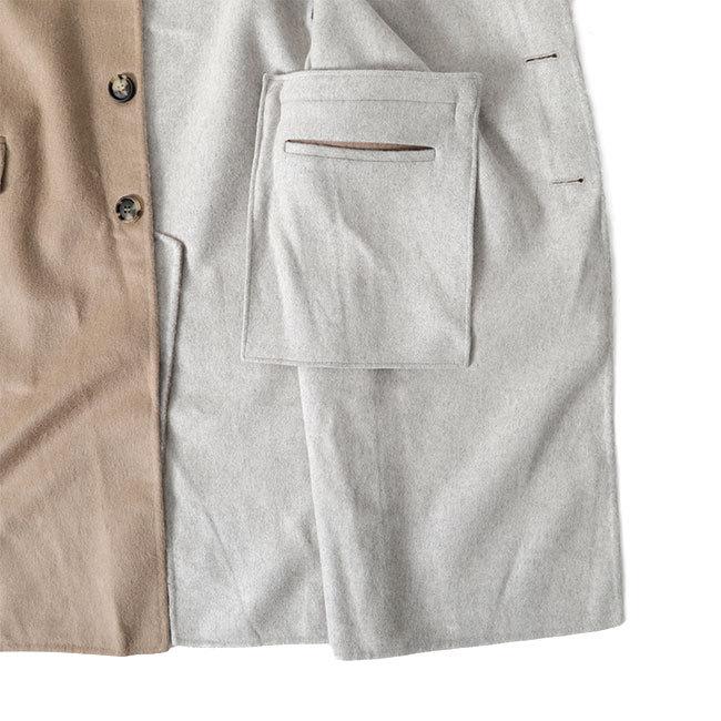 SALE] MAISON FLANEUR メゾンフラネウール カシミアウール チェスター