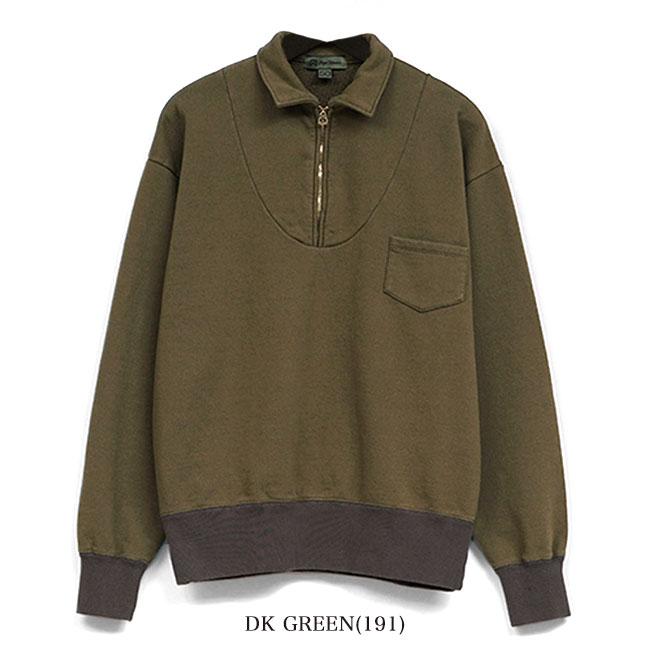 【ナイジェルケーボン】ジップアップ ハーフジップ プルオーバー スウェット　48 ナイジェルケーボン】ジップアップ ハーフジップ プルオーバー