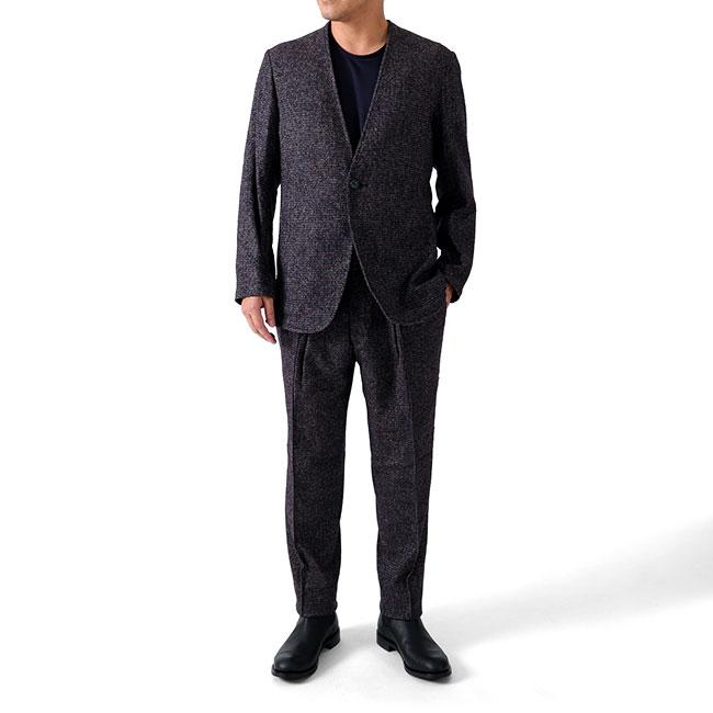 TIME SALE] RAINMAKER レインメーカー ツイード 2プリーツ トラウザー