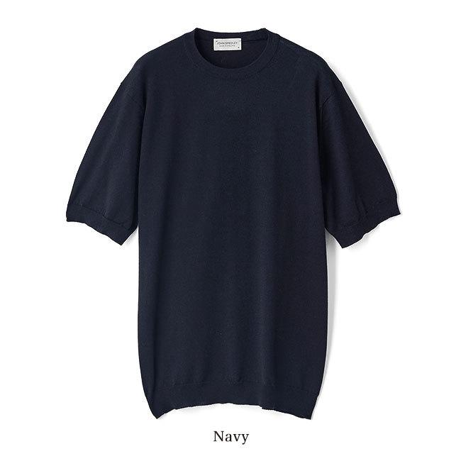 046 新品 ジョンスメドレー ASA 半袖コットンニットTシャツ 30GM