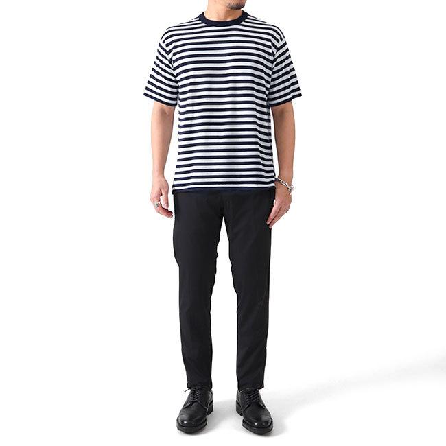 【美品】JOHN SMEDLEY ボーダーカットソー　Mサイズ JOHN SMEDLEY｜ジョンスメドレー日本公式