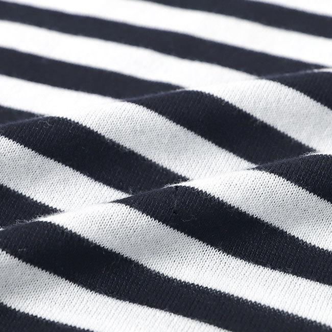 ジョンスメドレー クルーネック ボーダー JOHN SMEDLEY (ジョンスメドレー) メンズ HAYES 30G コットンボーダー