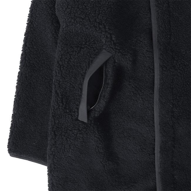 ORCIVAL オーシバル ウールボア カラーレス コート OR-A0233 WBA ノー