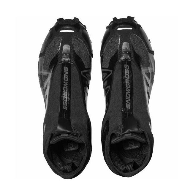 SALOMON ジッパー付きハイカットスニーカー ブラック SALOMON SNEAKERS サロモンスニーカーズ SNOWCROSS センタージップ