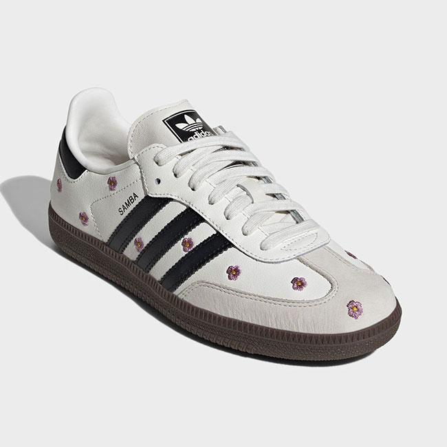 adidas アディダスオリジナルス SAMBA OG W フラワー刺繍 サンバ adidas アディダスオリジナルス SAMBA OG W フラワー刺繍 サンバ