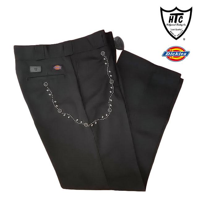 34インチ HTC × Dickies コラボスタッズワークパンツ black-