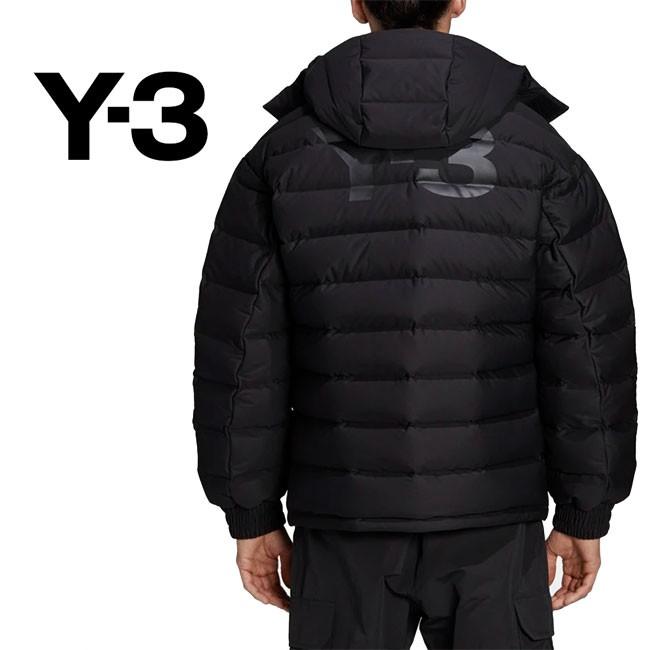 Y-3 ヨウジヤマモト ダウンジャケット ブルゾン バックロゴ 黒 M-