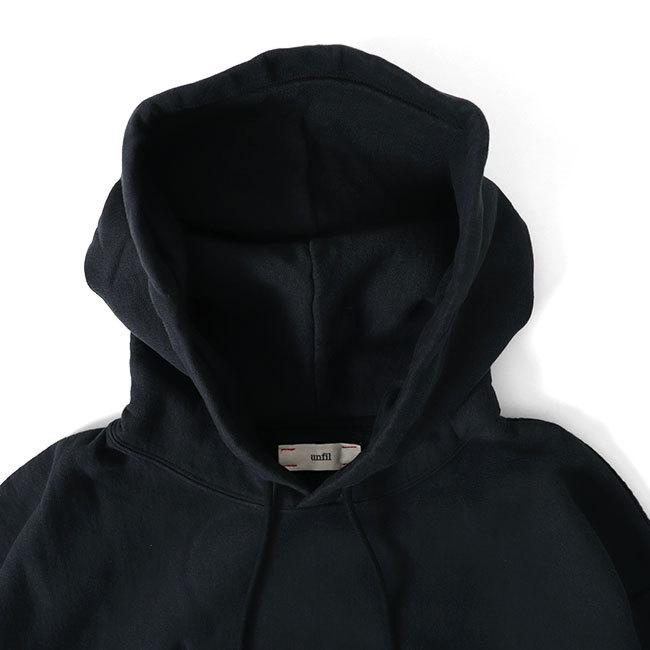 unfil アンフィル コットンフリース スウェットパーカー WZFL-UM226 裏